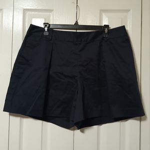 1901 Pleated Cotton Twill Shorts